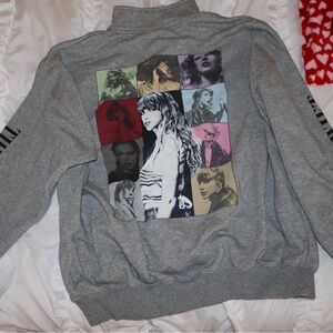 Taylor Swift The Eras Tour Gray Sweatshirt